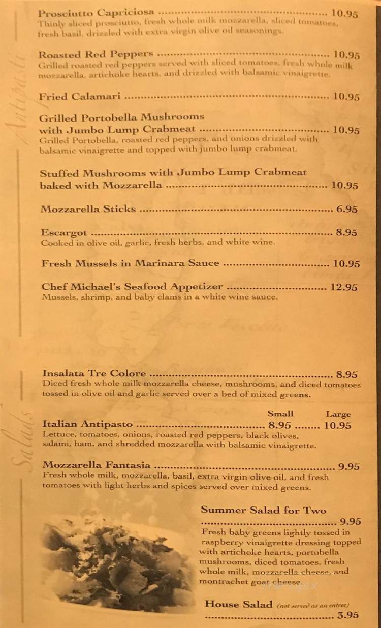 Angela's Ristorante - Richmond, VA menu_pic