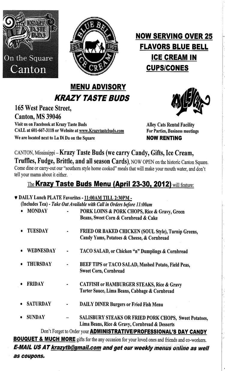 Krazy Taste Buds - Canton , MS menu_pic