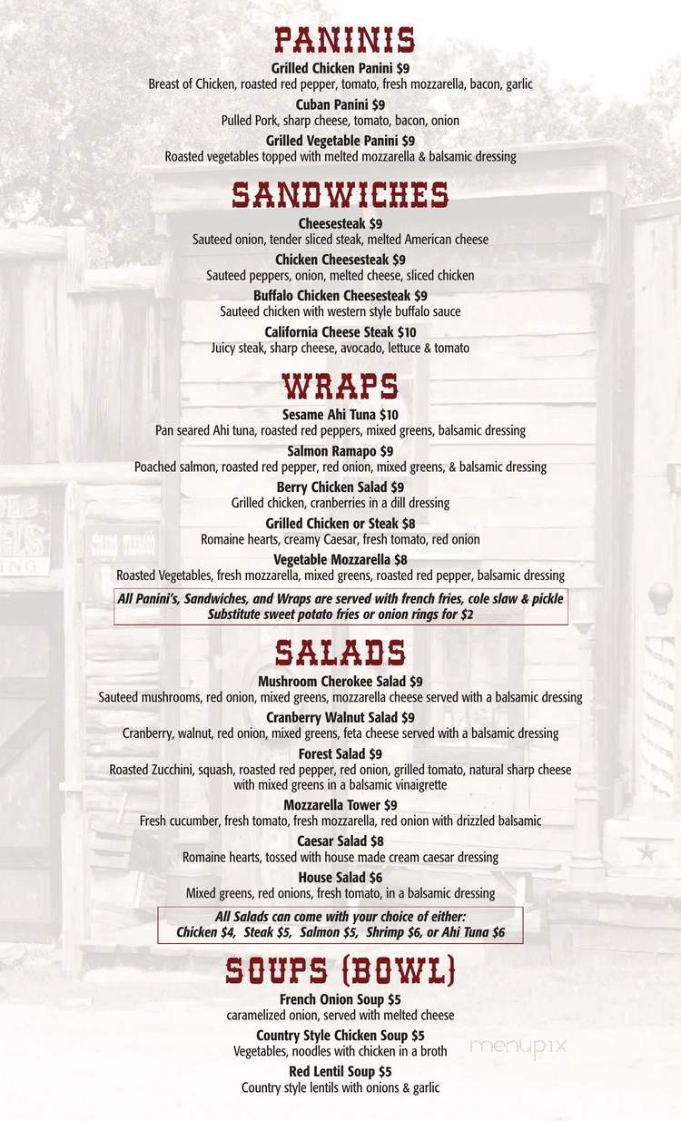 The Grille - Mahwah, NJ menu_pic