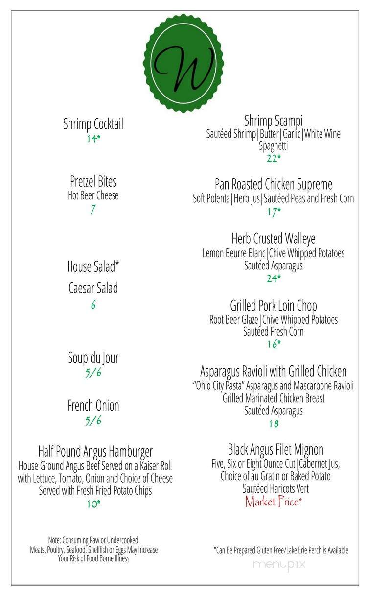 Duffers Restaurant & Pub - Fredericktown, OH menu_pic