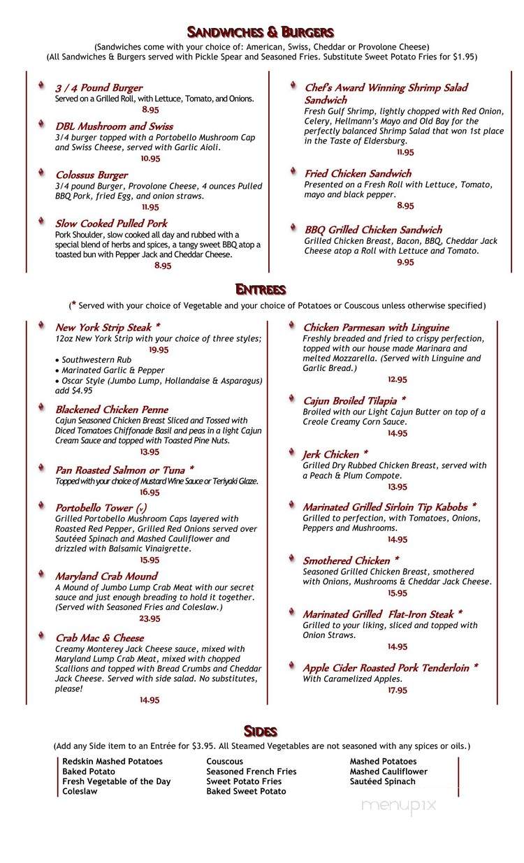 Elements - Pikesville, MD menu_pic