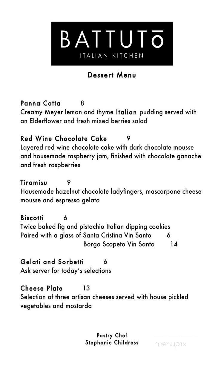 Battuto Italian Kitchen - Dallas, TX menu_pic