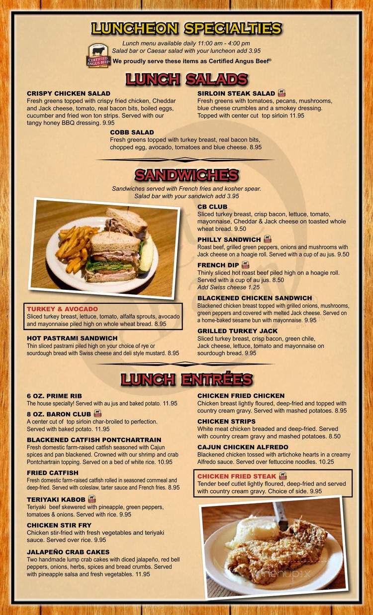 Cattle Baron - Lady Lake, FL menu_pic