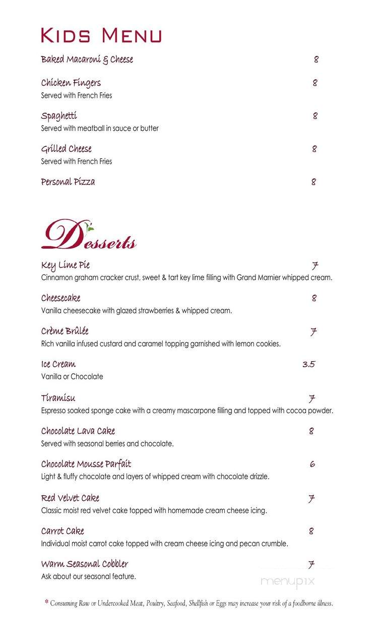 Theodora's - Drums, PA menu_pic