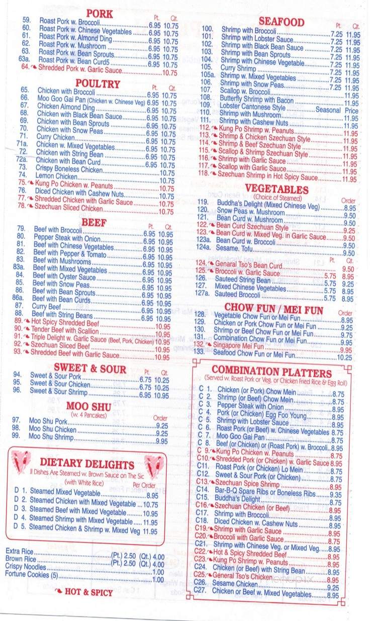 New Oriental Gourmet Kitchen - Harrison, NJ menu_pic