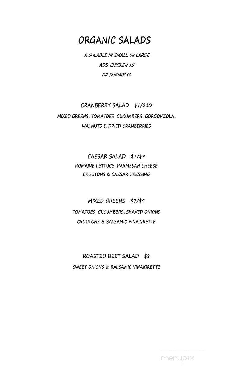 Jonathan's Bistro - Lenox, MA menu_pic