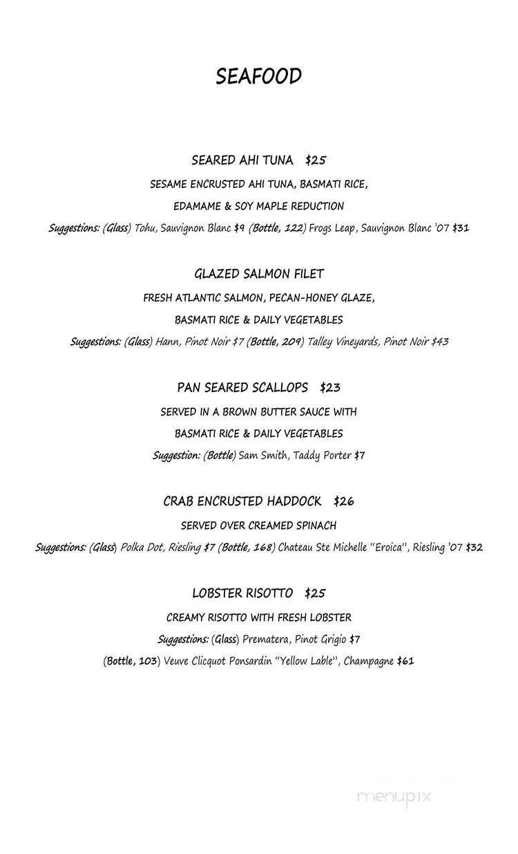 Jonathan's Bistro - Lenox, MA menu_pic