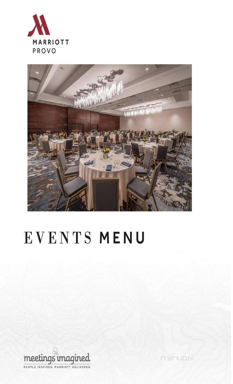 Marriott-Provo Hotel & Conf - Provo, UT menu_pic