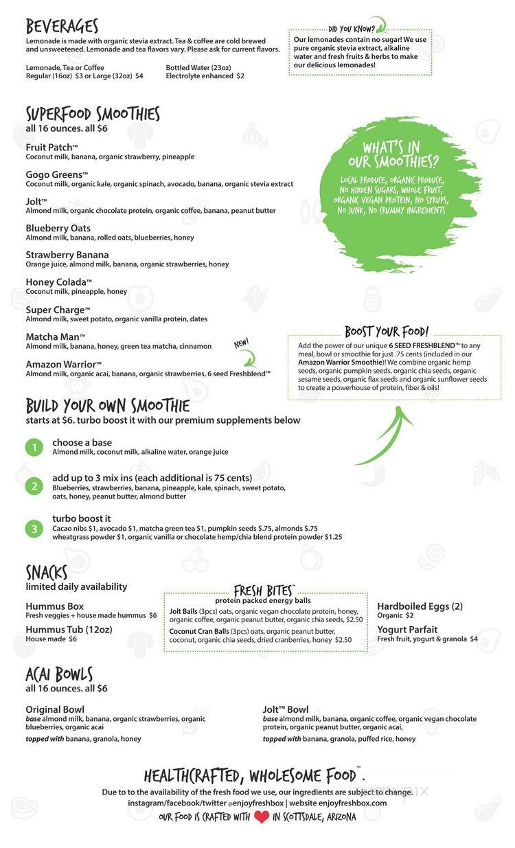 Freshbox - Scottsdale, AZ menu_pic