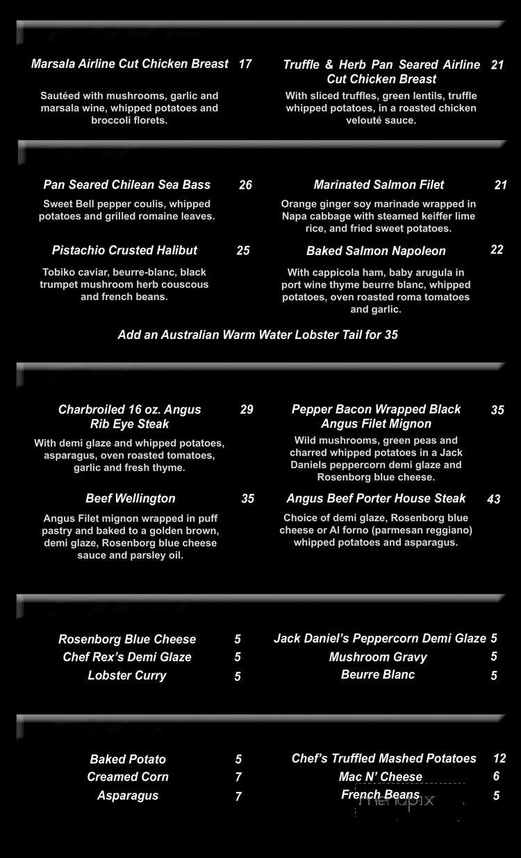 Chefs Palate Martini & Wine Bar - Henderson, NV menu_pic