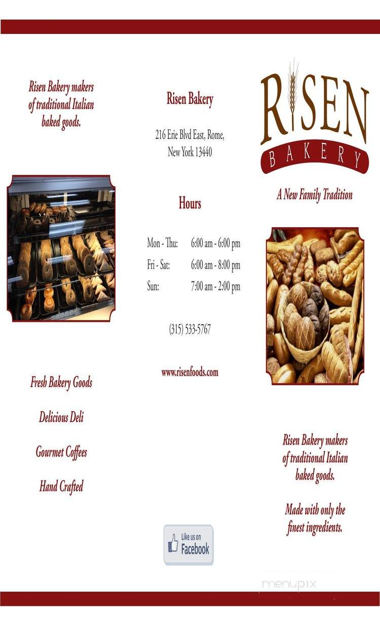 /380171800/Risen-Food-and-Bakery-Rome-NY - Rome, NY