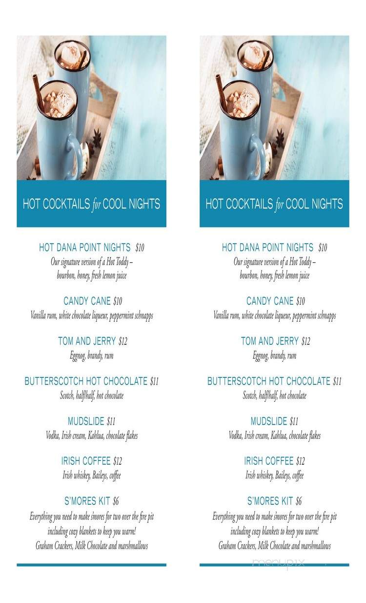 Moquila Bar and Lounge - Dana Point, CA menu_pic
