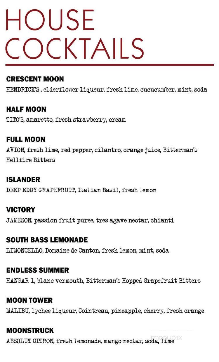 Red Moon - Put-in-Bay, OH menu_pic