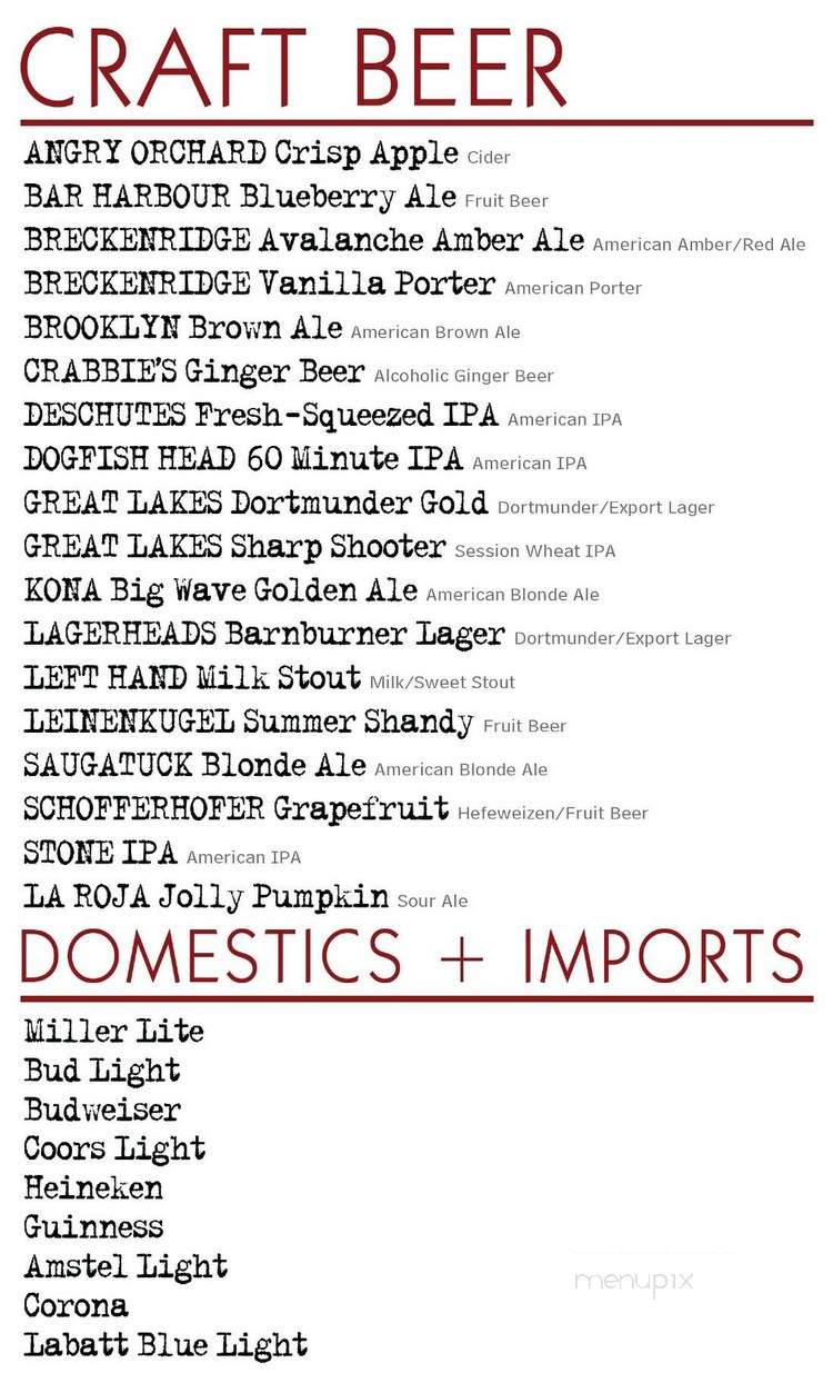 Red Moon - Put-in-Bay, OH menu_pic