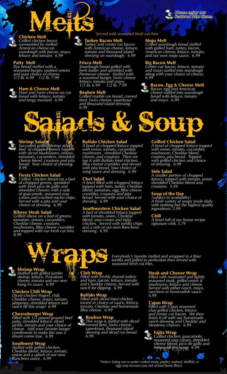 Wing Warehouse - Niles, OH menu_pic