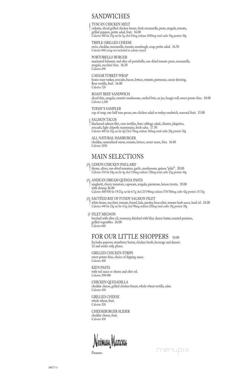 Rotunda By Neiman Marcus - Paramus, NJ menu_pic