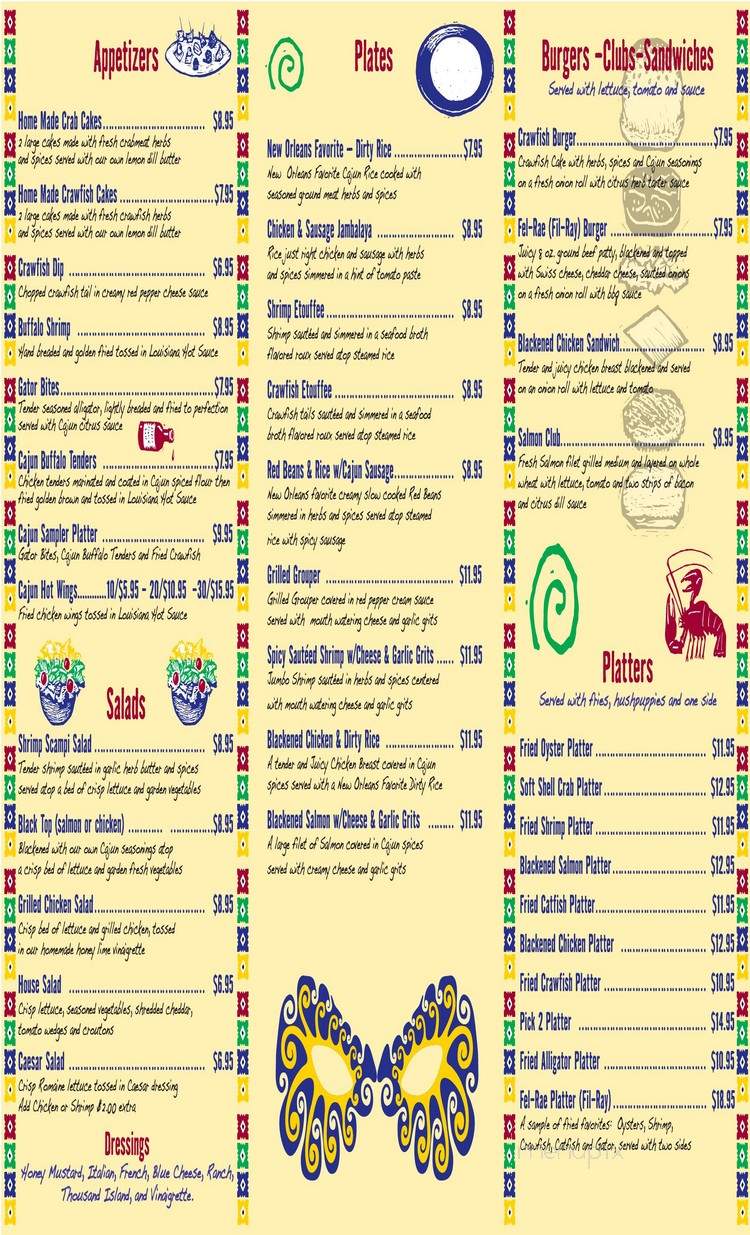Jiboute Cajun Cafe - Marietta, GA menu_pic