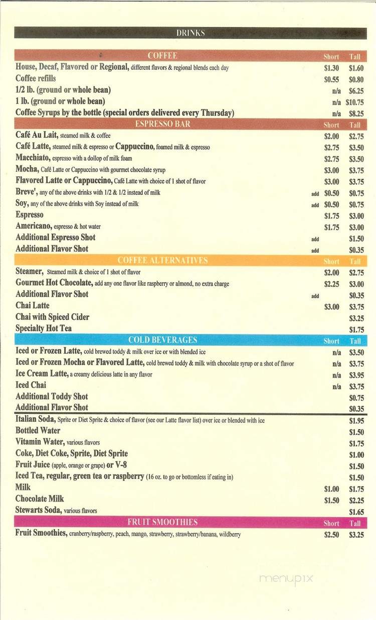 Rosewood Cafe - Baltimore, OH menu_pic