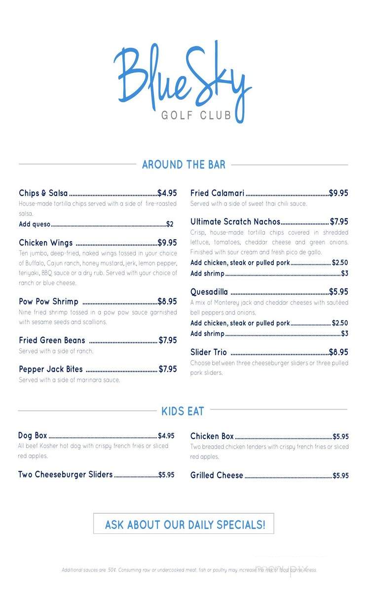 golf in jacksonville fl - Jacksonville, FL menu_pic