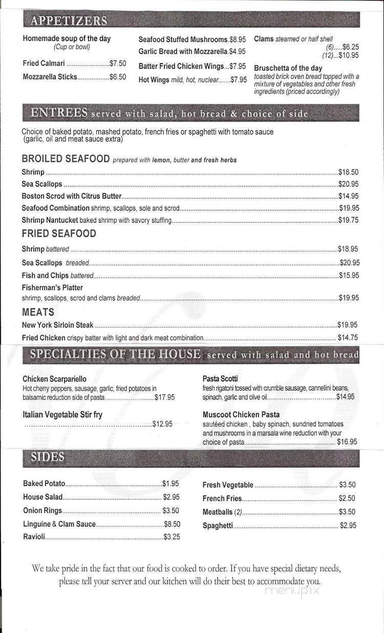 Muscoot Restaurant North - Hopewell Junction, NY menu_pic