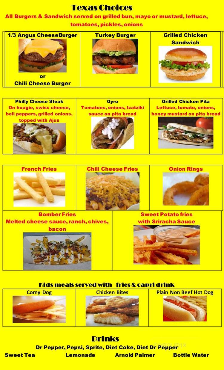Chicago's Taste & More - Arlington, TX menu_pic