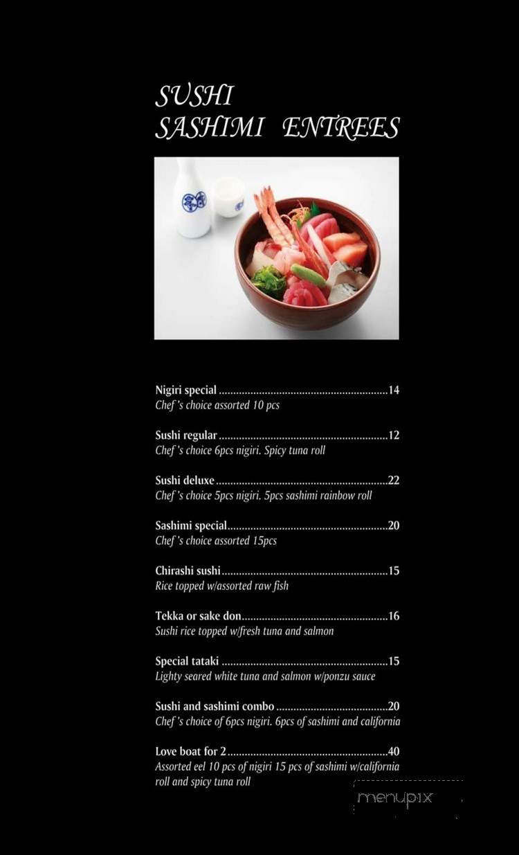 ISushi & Grill - Cupertino, CA menu_pic