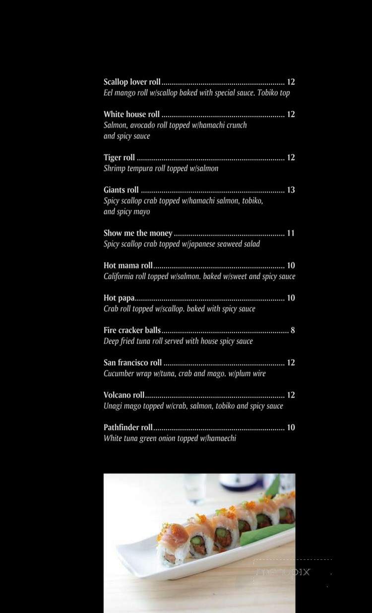 ISushi & Grill - Cupertino, CA menu_pic