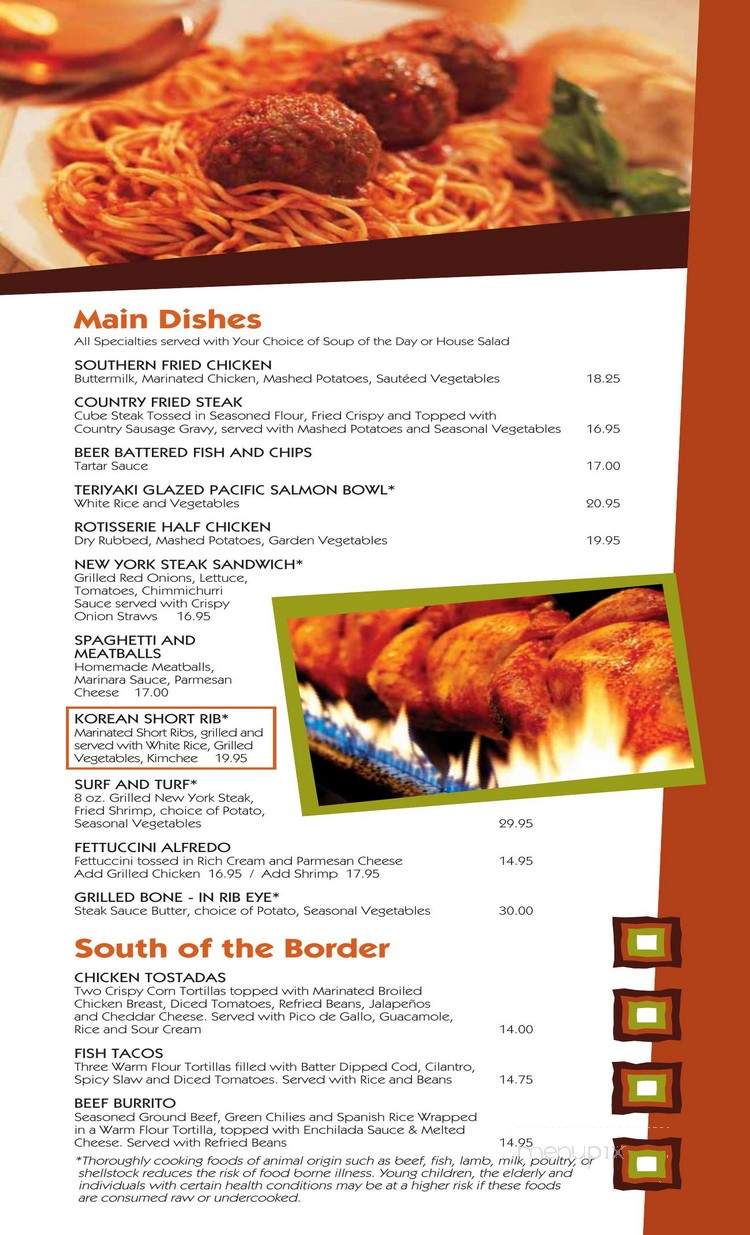 Coffee Shop at TI - Las Vegas, NV menu_pic