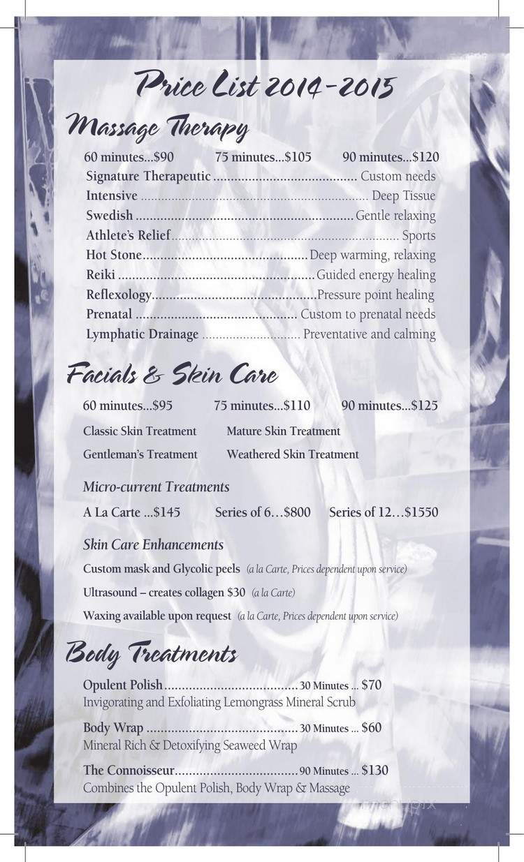 Sports Club Snack - Palm Desert, CA menu_pic