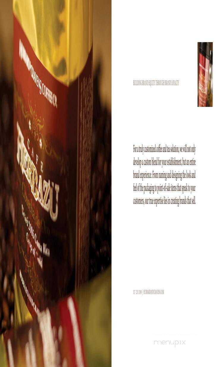 Hubbard & Cravens Coffee - Indianapolis, IN menu_pic