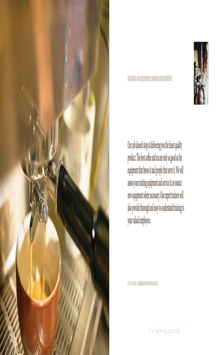 Hubbard & Cravens Coffee - Indianapolis, IN menu_pic