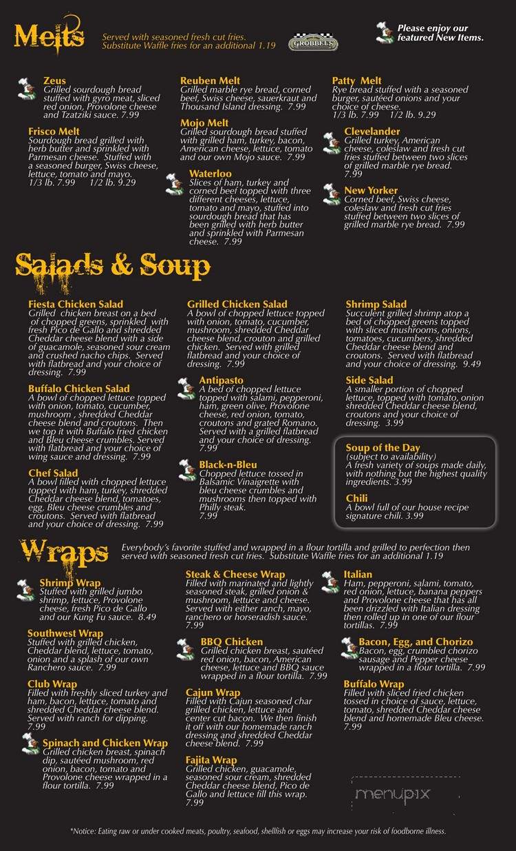 Wing Warehouse - Berea, OH menu_pic