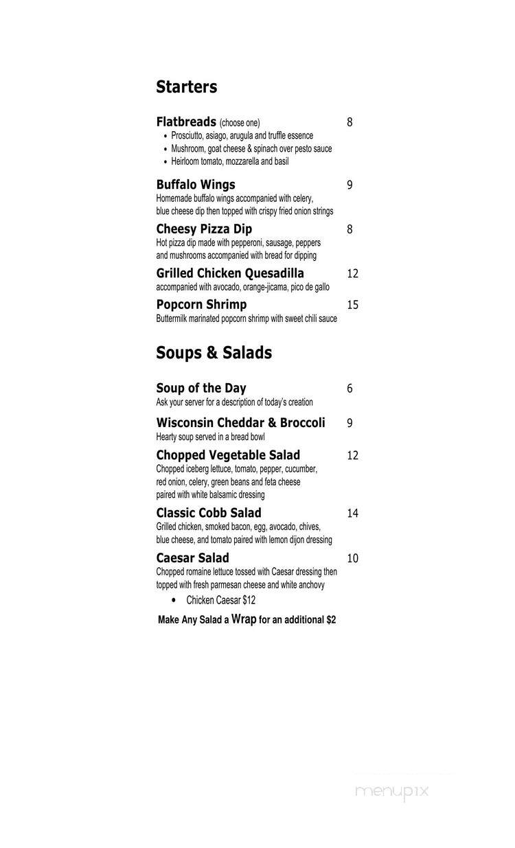 DaddyO's Pub - Chicago, IL menu_pic