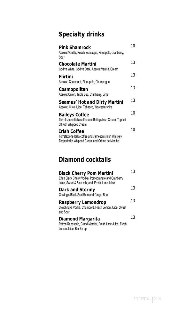 DaddyO's Pub - Chicago, IL menu_pic
