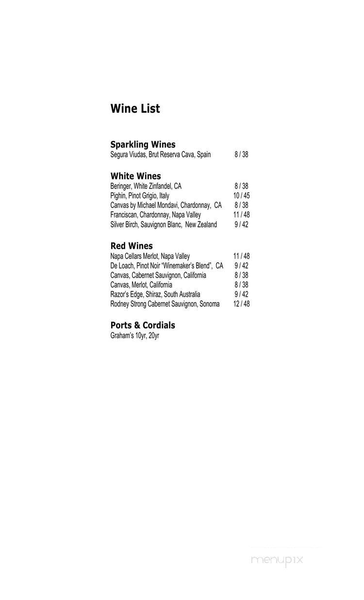 DaddyO's Pub - Chicago, IL menu_pic