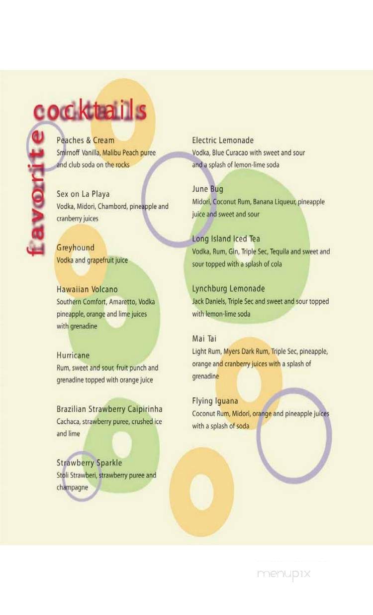 Coyote Grill - Poughkeepsie, NY menu_pic