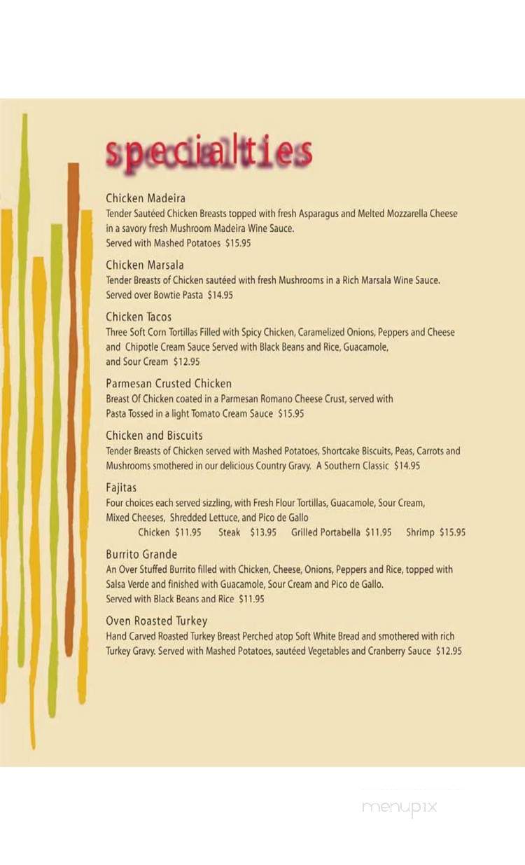Coyote Grill - Poughkeepsie, NY menu_pic