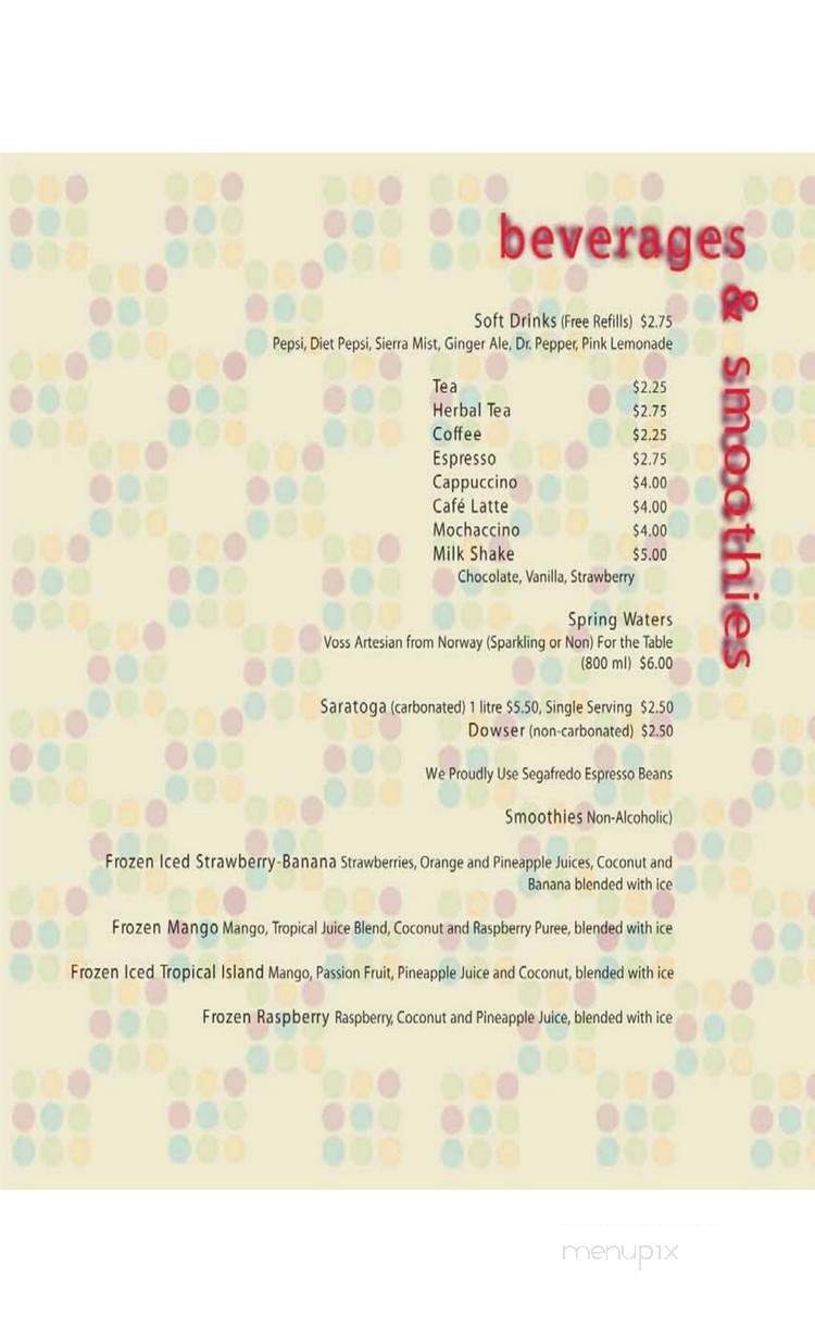 Coyote Grill - Poughkeepsie, NY menu_pic
