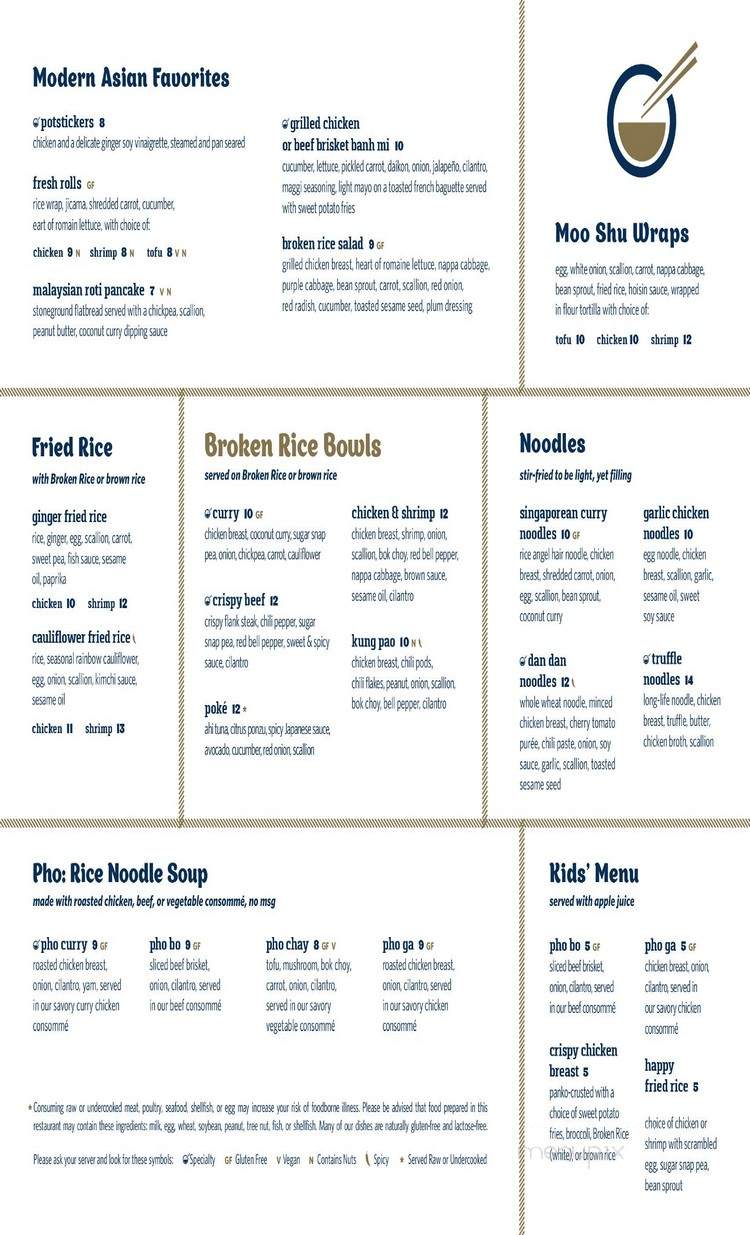Broken Rice - Denver, CO menu_pic