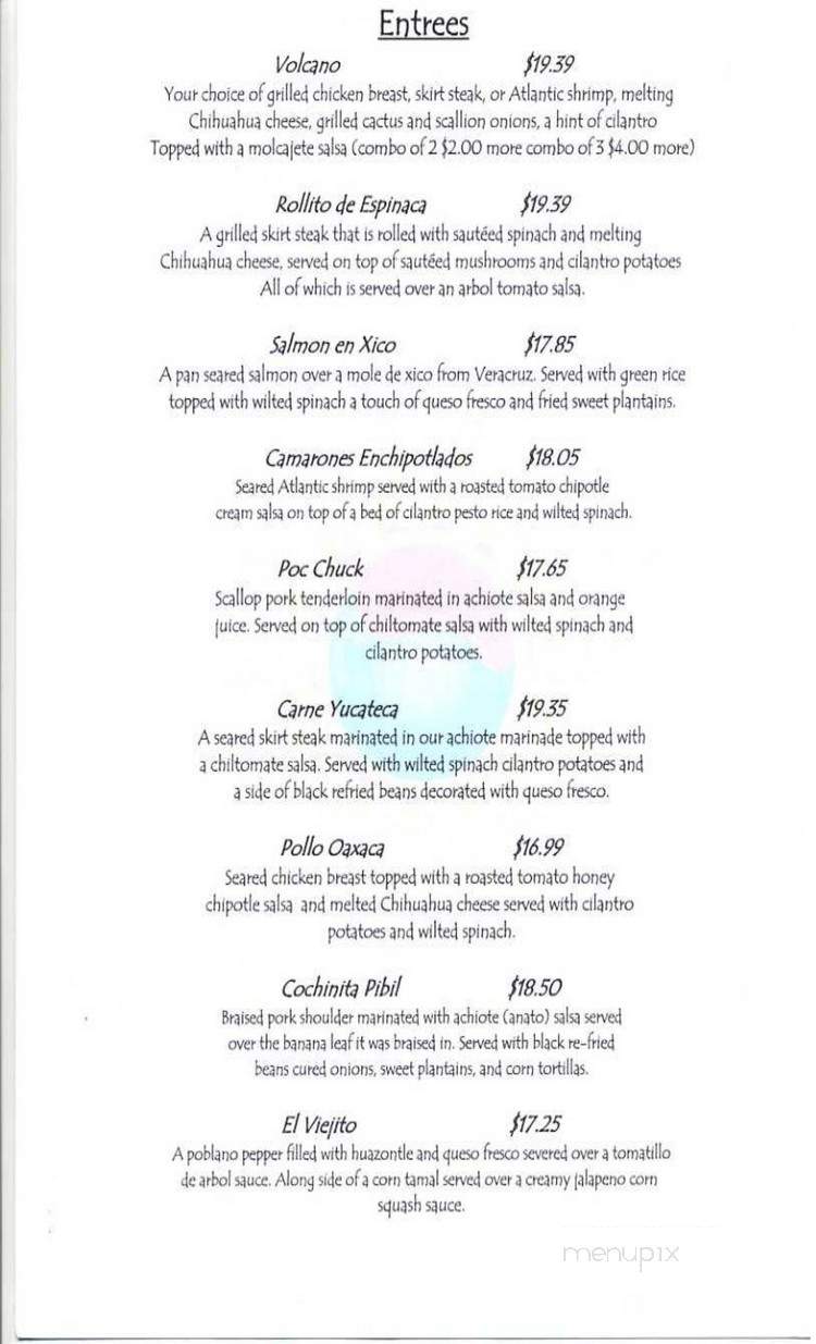 Chilapan - Chicago, IL menu_pic