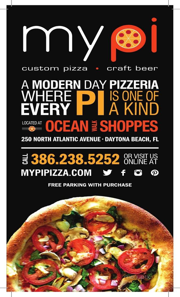 My Pi Custom Pizza - Miami, FL menu_pic
