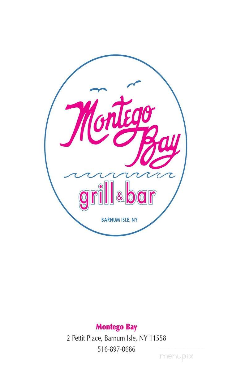 Montego Bay Grill & Bar - Island Park, NY menu_pic