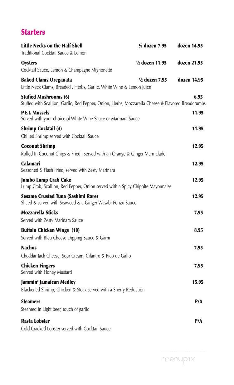 Montego Bay Grill & Bar - Island Park, NY menu_pic