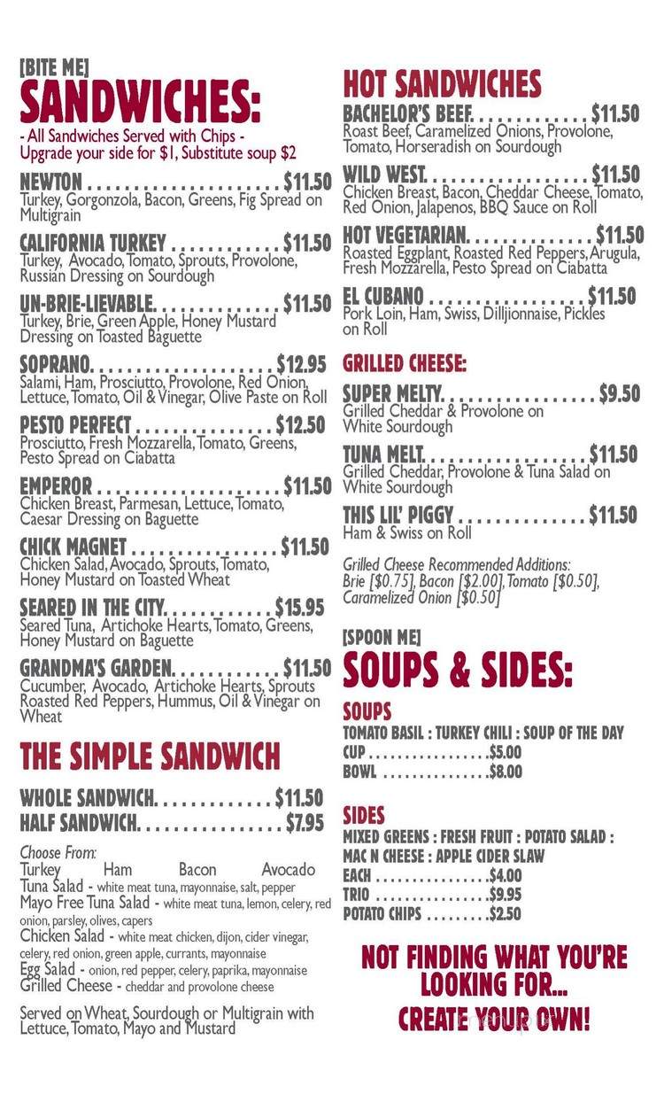 Lunch - Culver City, CA menu_pic