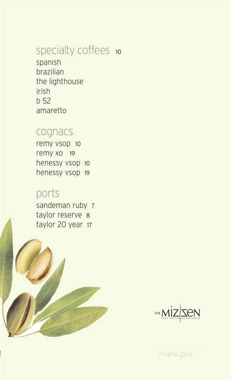 16 Garden Street Restaurant - Cambridge, MA menu_pic