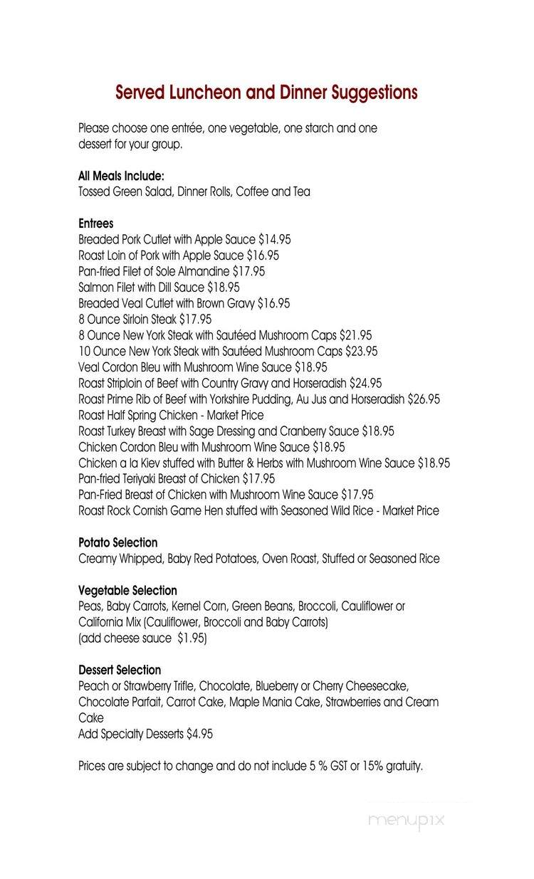 Odin Dining Room - Camrose, AB menu_pic