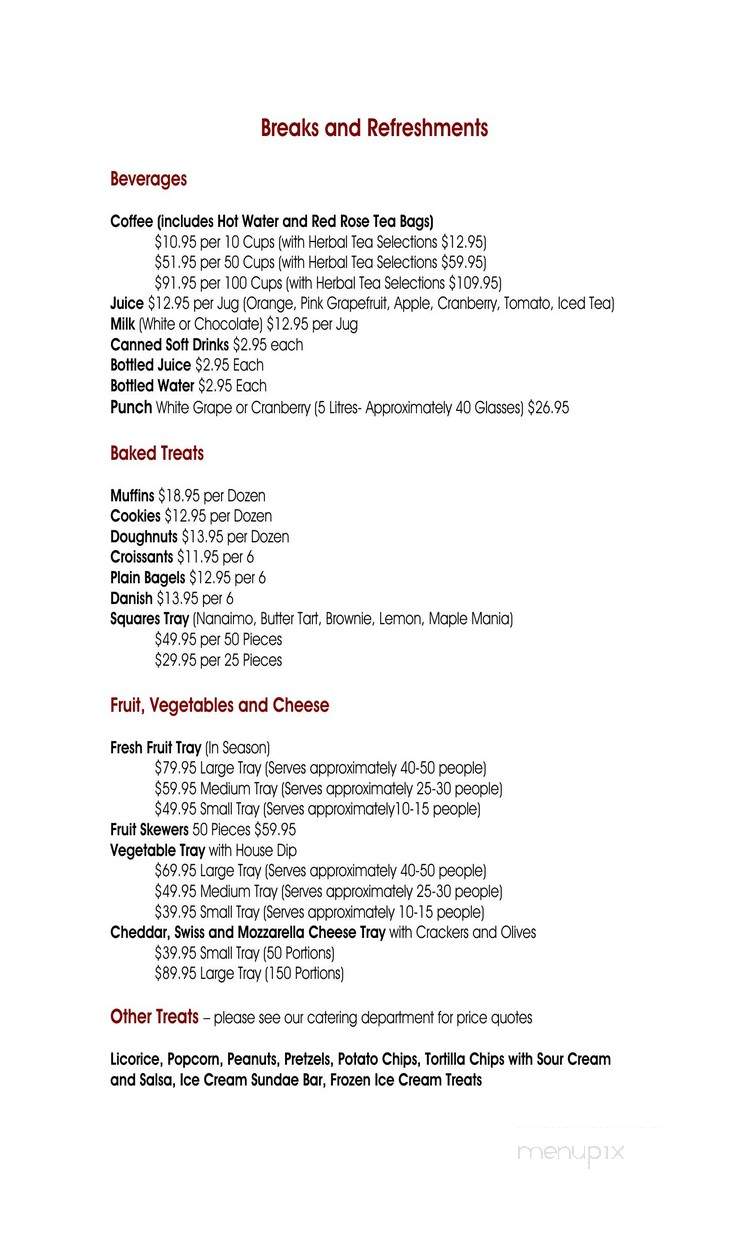 Odin Dining Room - Camrose, AB menu_pic