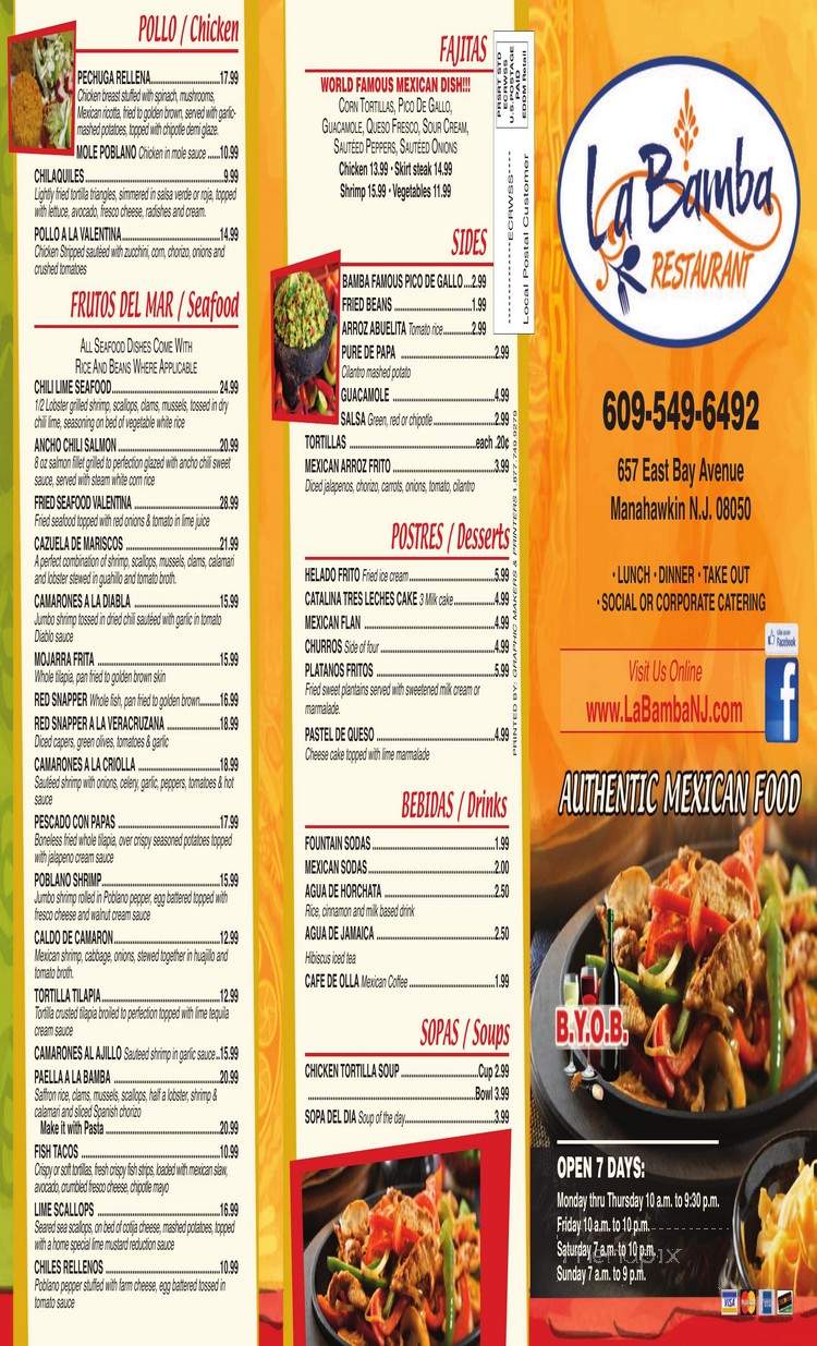 /380189672/La-Bamba-Mexican-Restaurant-Manahawkin-NJ - Manahawkin, NJ