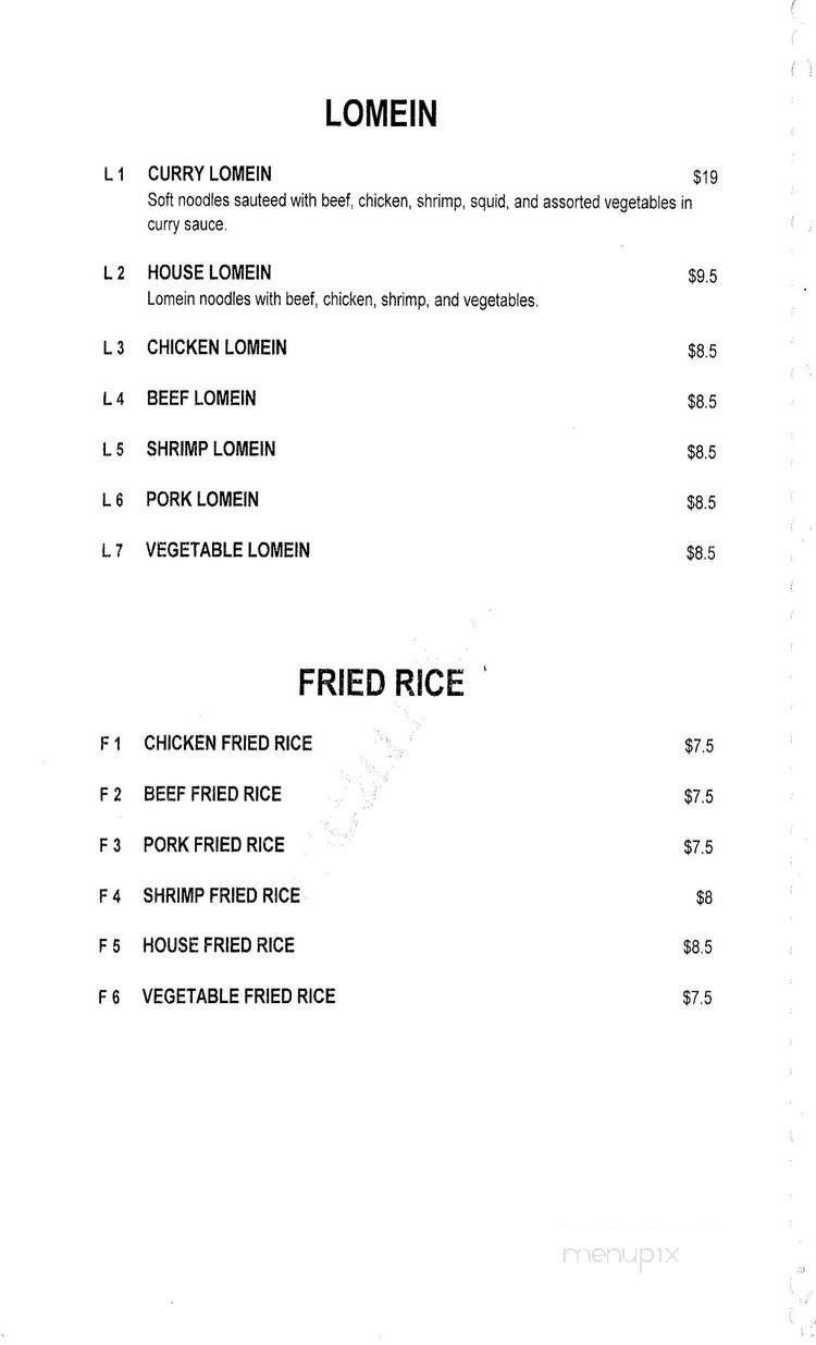Korean Garden - Cary, NC menu_pic