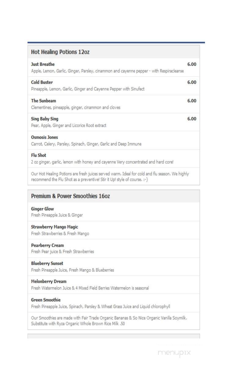 Stir It Up - Brantford, ON menu_pic